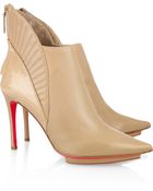 Matthew Williamson Fan-detail Leather Ankle Boots - Lyst