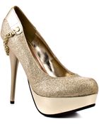 Minx Me Marlaina - Gold Glitter - Lyst