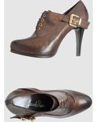 Emanuela Passeri Laced Shoes - Lyst