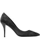 Roger Vivier 85mm Suede Square Buckle Pumps - Lyst