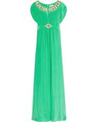Alice By Temperley Long Alma Embellished Silk Dress - Lyst