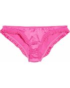Agent Provocateur Florine Ruffled Satin Briefs - Lyst