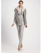 Donna Karan New York Reversible Quilted Vest - Lyst