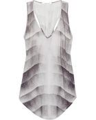 Helmut Lang Twisted-back Jersey Tank - Lyst