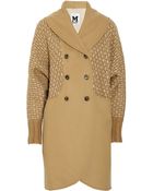 M Missoni Tweed and Wool-blend Coat - Lyst