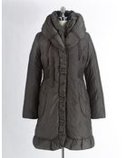 Tahari Hooded Down Parka - Lyst