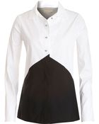Balenciaga Colorblock Poplin Shirt - Lyst