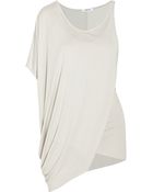 Helmut Lang Asymmetric Jersey Top - Lyst