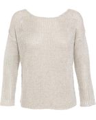Vince Metallic Mohair-blend Jumper - Lyst