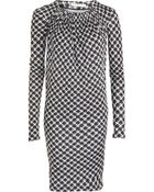 Balenciaga Geometric Print Dress - Lyst