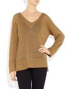 Kain Frances Open-knit Linen-blend Sweater - Lyst