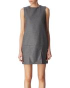 McQ by Alexander McQueen Sleeveless Shift Mini Dress - Lyst