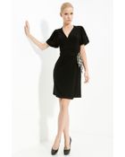 Just Cavalli Wrap Dress - Lyst