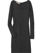 Marni Silk-blend Satin Twill Dress - Lyst