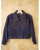Free People Vintage Denim Jacket - Lyst