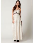 Free People Fp New Romantics Foiled Maxi Dress - Lyst