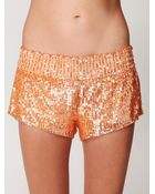 Free People Sequin Boxer Short - Lyst