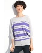 Autumn Cashmere Stripe Cashmere Sweater - Lyst