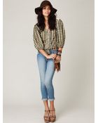 Free People Fp 5 Pocket Ankle Crop Skinny - Lyst