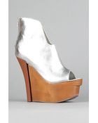 Jeffrey Campbell The Way in Shoe in Silver - Lyst