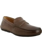 Prada Bamboo Calfskin Leather Penny Loafers - Lyst