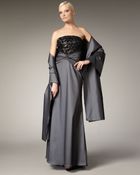 Tadashi Shoji Sequin-top Gown - Lyst
