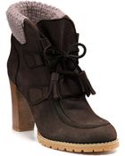 See By Chloé Lace Up Hiker Bootie - Lyst