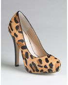 Steve Madden Traise Haircalf Platform Pumps - Lyst