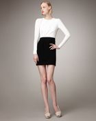 Valentino Long-sleeve Open-back Dress - Lyst
