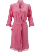 Juicy Couture Heart Mesh Trim Robe - Lyst
