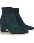 Calvin Klein Isabella Suede Ankle Boots - Lyst