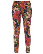 Erdem Connelly Floral Printed Cigarette Trousers - Lyst