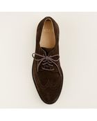 J.Crew Allerton Suede Wing Tips - Lyst