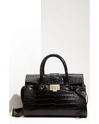 Jimmy Choo Rosalie Leather Satchel - Lyst