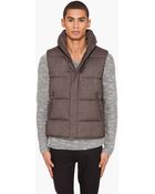 John Varvatos Hooded Modern Zip Vest - Lyst