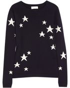 Chinti & Parker Star Intarsia Cashmere Sweater - Lyst