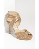 Jimmy Choo Kai Piped Platform Sandal - Lyst