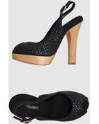 Dolce & Gabbana Platform Sandals - Lyst