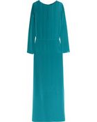 Tibi Slit Silk Crepe De Chine Gown - Lyst