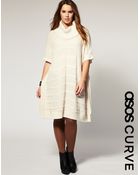 ASOS Collection Asos Curve Textured Jumper Dress - Lyst
