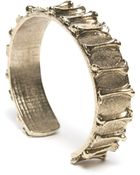 Low Luv X Erin Wasson Bone Cuff - Yellow Gold - Lyst