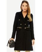 Michael Kors Long Military Trench - Lyst