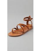 K. Jacques Epicure Crisscross Strap Sandals - Lyst