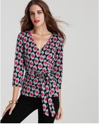 Diane von Furstenberg Brittany Vintage Silk Wrap Top - Lyst