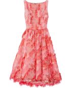 Lela Rose Fringed Jacquard Dress - Lyst
