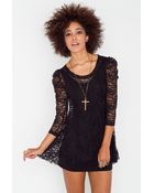Nasty Gal Delight Lace Dress - Lyst