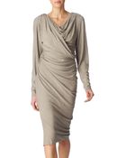 Donna Karan New York Draped Dress - Lyst