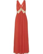 Temperley London Evon Plissé Silk-Chiffon Gown - Lyst