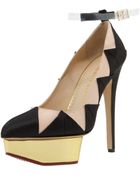 Charlotte Olympia Origami Platform Pump - Lyst