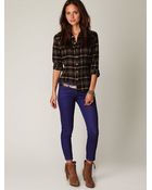 Free People 5 Pocket Ankle Crop Skinny - Lyst